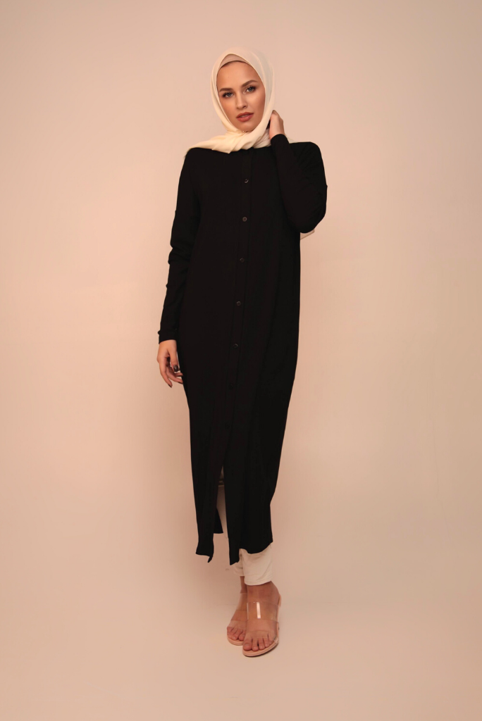 Knitted 2025 abaya dress