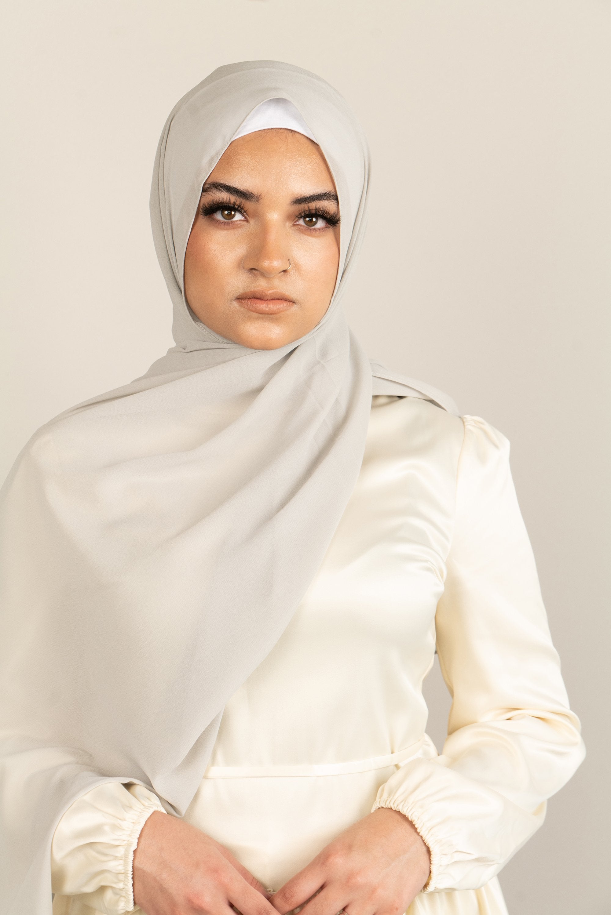 Ivory 2024 chiffon shawl