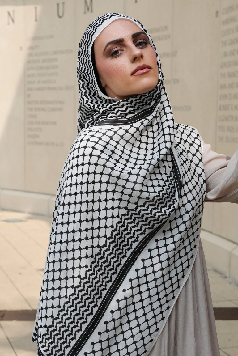 BAMBOO MODAL - KEFFIYEH BLACK