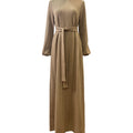 Ayesha Knit Maxi Gown - Khaki