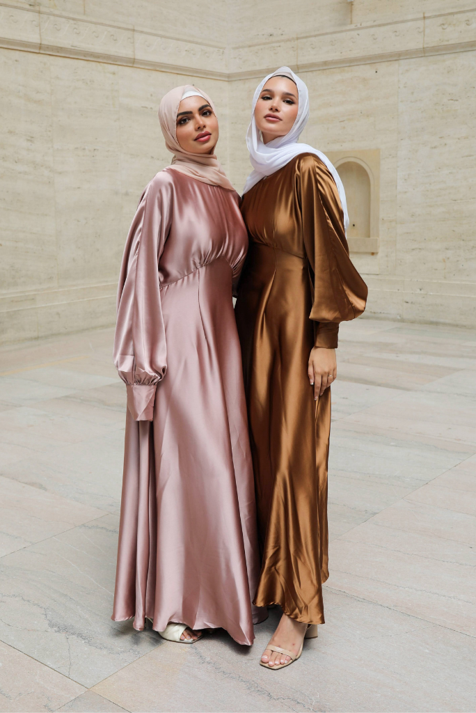 Imelda Batwing Dress - Rose Taupe