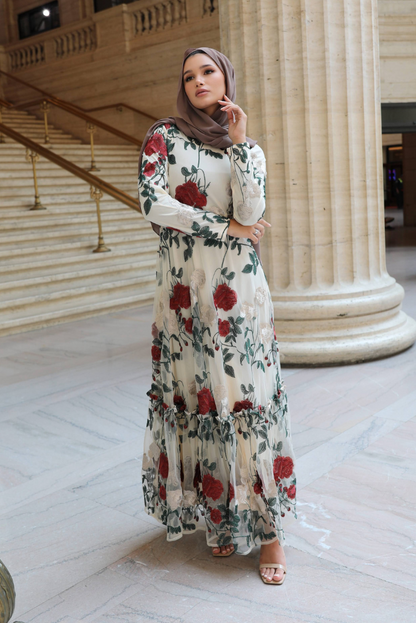 Rabat Embroidered Maxi Gown