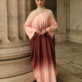 Hilwah Ombre Kaftan Kimono - Rose Dusk