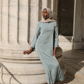 Falak Pearl Maxi Dress - Aqua