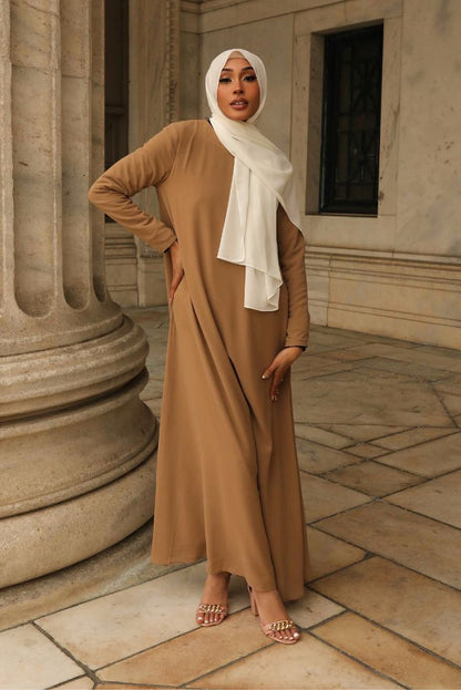 Alwan Versatile Dress - Caramel