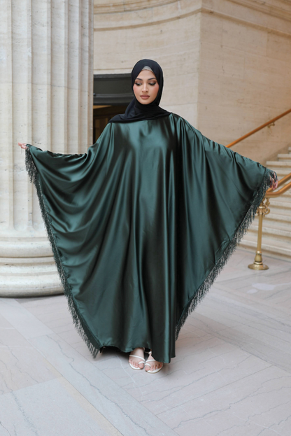 Layali Kaftan Abaya - Emerald