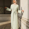 Salma Abaya - Mint Green