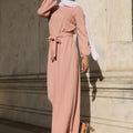 Ayesha Knit Maxi Gown - Tea Pink