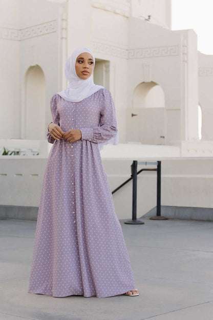 Eloise Polka Maxi Dress