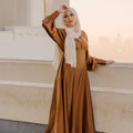 Imelda Batwing Dress - Cocoa Bean