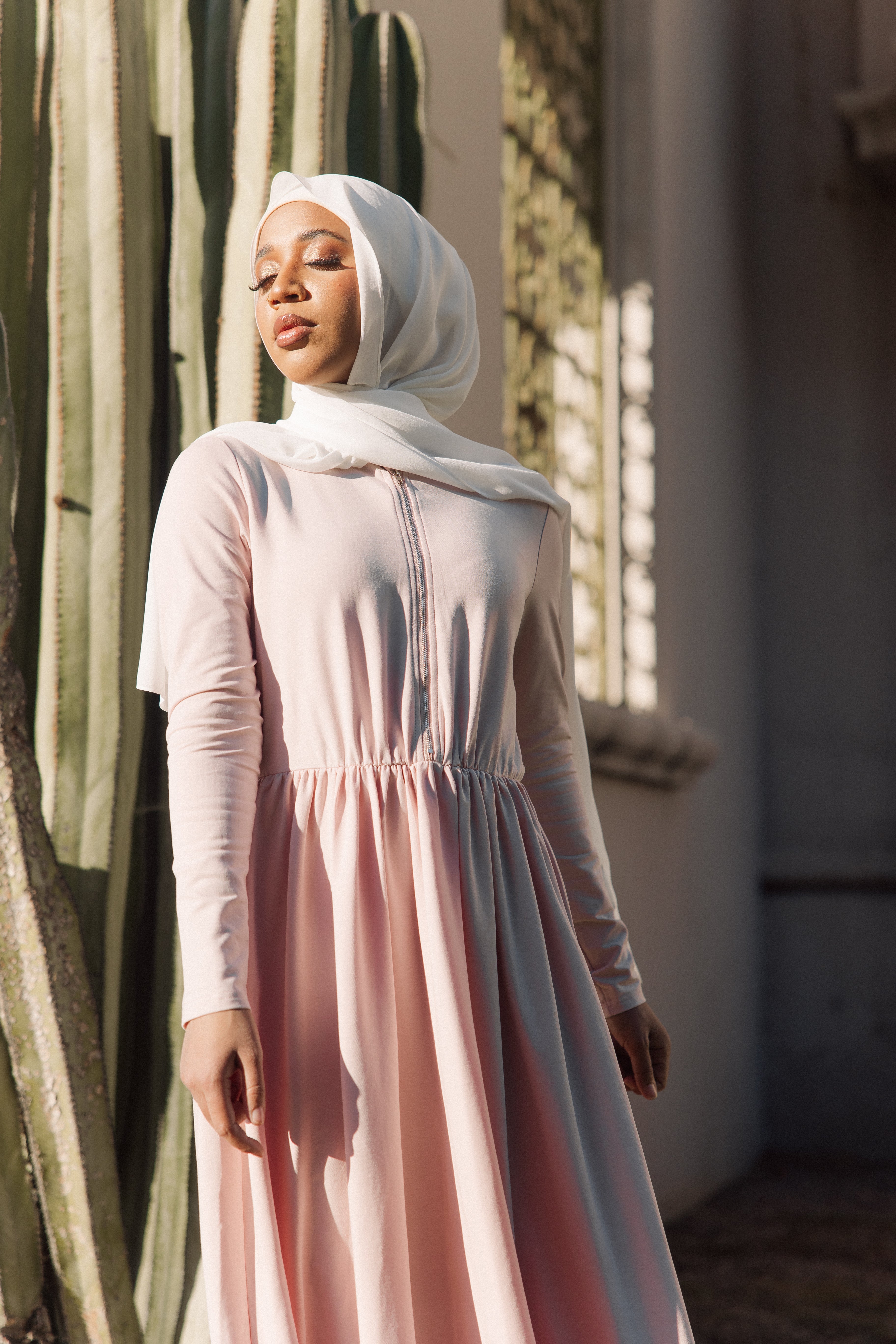 Pink Jersey Dress