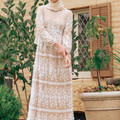 Avery Lace Maxi Dress - Chai Tea Latte