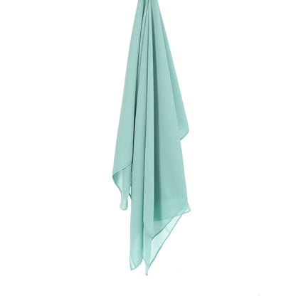 TIFFANY BLUE Georgette Chiffon Scarf