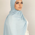 BLUE ALLURE Georgette Chiffon Scarf-AllScarves-Niswa Fashion