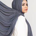 CHARCOAL LINEN Premium Jersey-AllScarves-Niswa Fashion