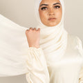 FRENCH LACE Georgette Chiffon Scarf-AllScarves-Niswa Fashion