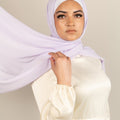 LILACIA Georgette Chiffon Scarf-AllScarves-Niswa Fashion