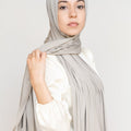 METAL GRAY Premium Jersey-AllScarves-Niswa Fashion