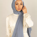 MOON MIST Georgette Chiffon Scarf-AllScarves-Niswa Fashion