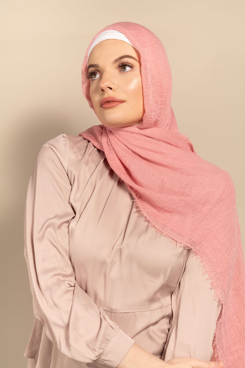 SOFT PINK Premium Cotton Scarf