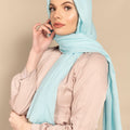 CYAN Woven Viscose-AllScarves-Niswa Fashion