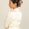 Velvet Scrunchie - Taupe