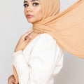 CARAMEL Pleated Chiffon