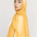 Shimmer Scarf - MUSTARD