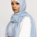 Shimmer Scarf - LIGHT GRAY