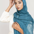 Shimmer Scarf - TEAL