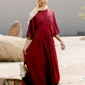 Elmas Maxi Dress - Maroon