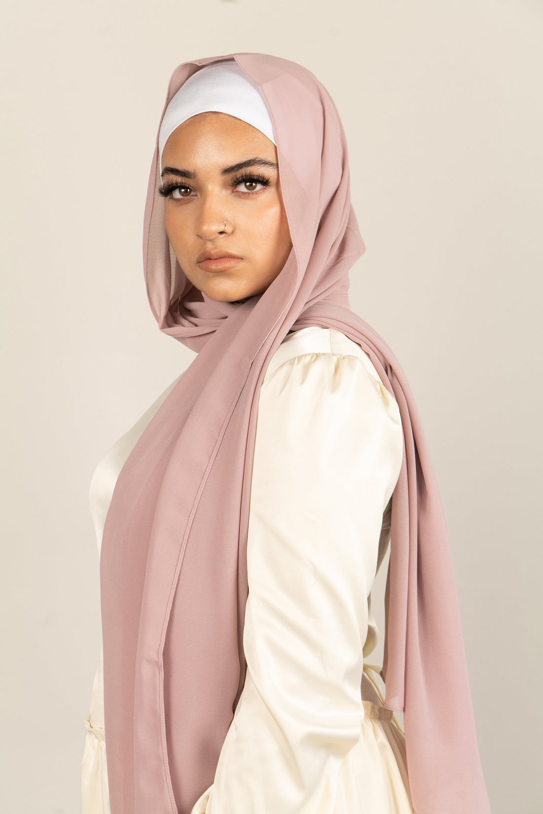 VICTORIANA Georgette Chiffon Scarf-AllScarves-Niswa Fashion