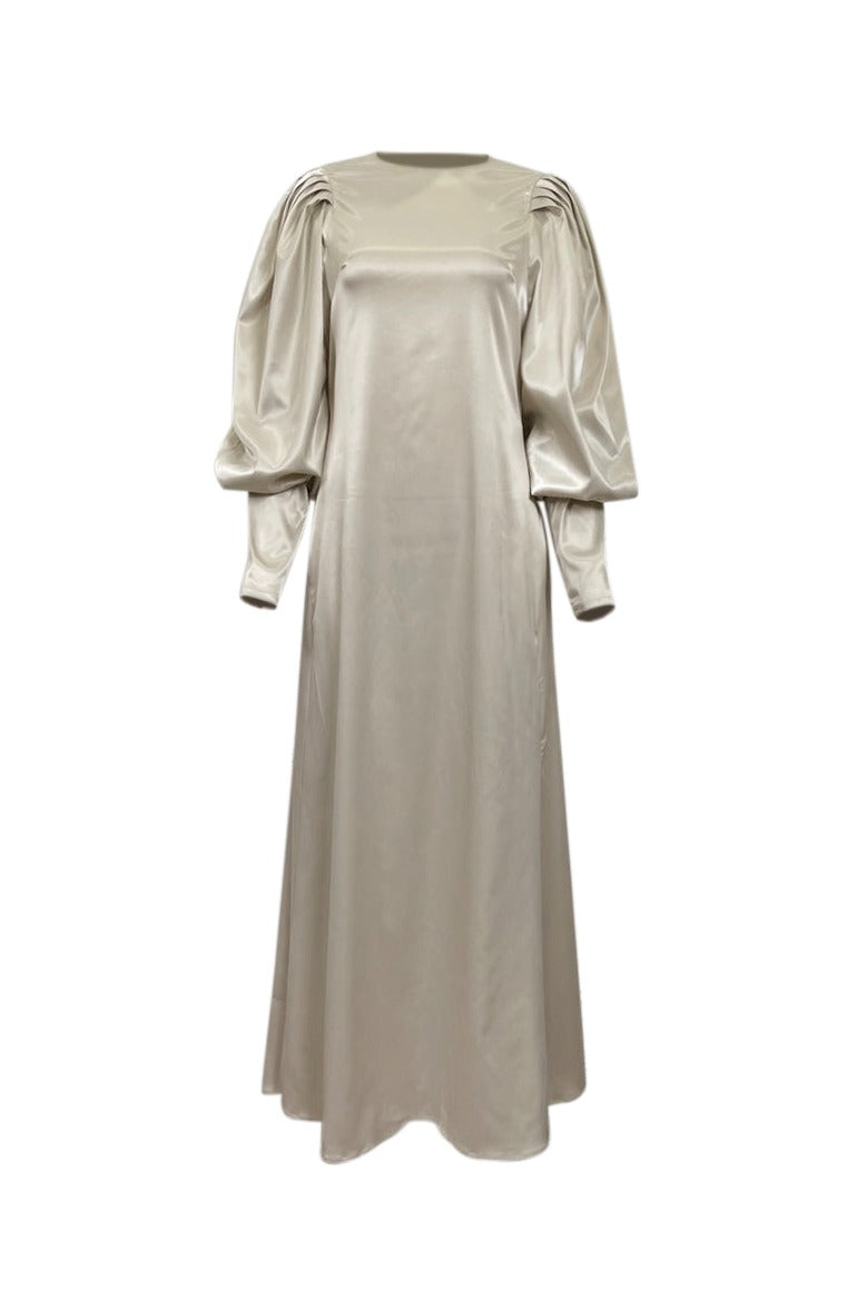 Austen Satin Gown - Ivory