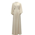 Elmas Maxi Dress - Cream-Niswa Fashion