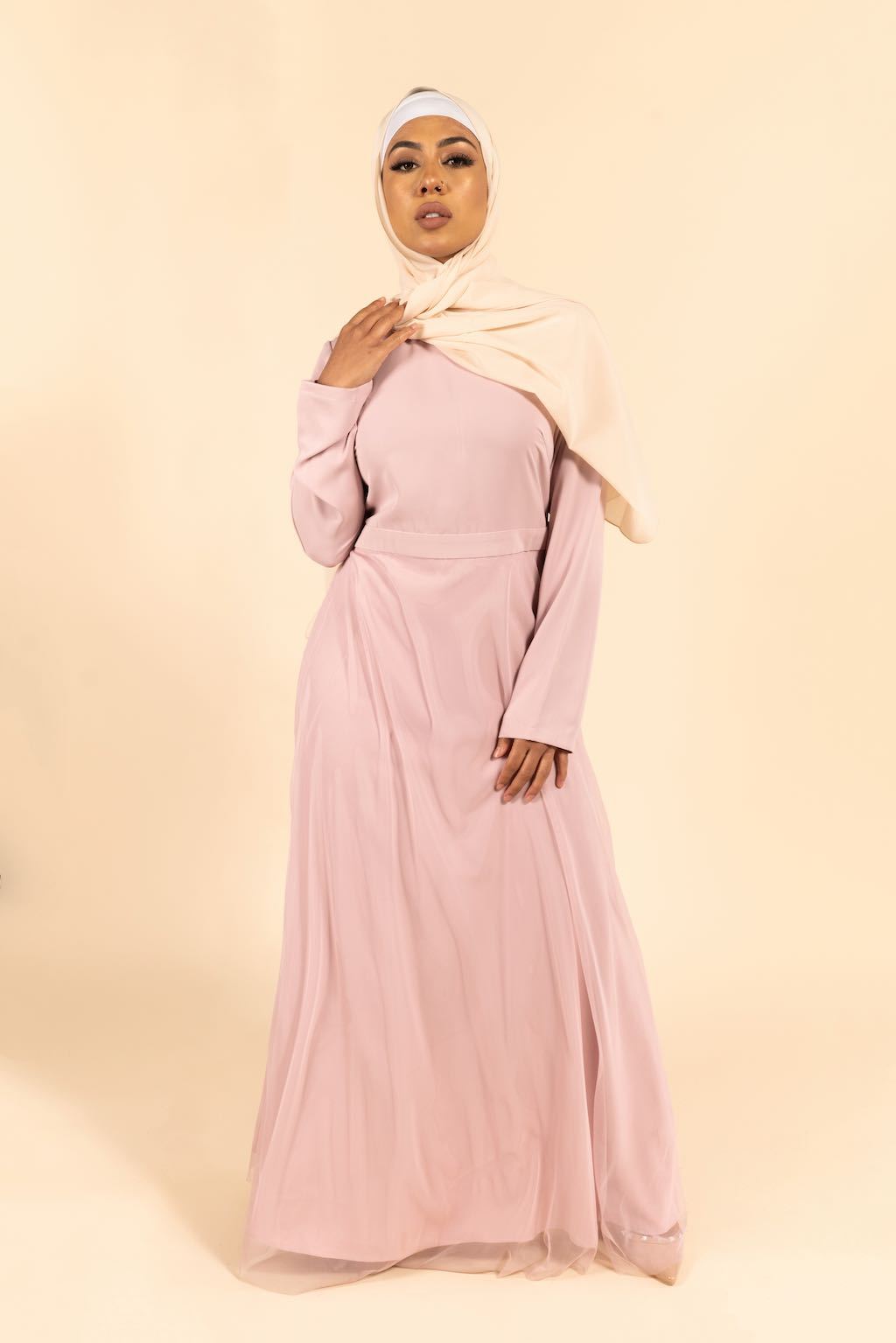 Fiona Maxi Gown - Pink Lilac-Niswa Fashion