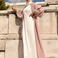 Vera Wrap Abaya - Blush Pink