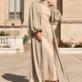 Saya Balloon Sleeve Abaya - Mint